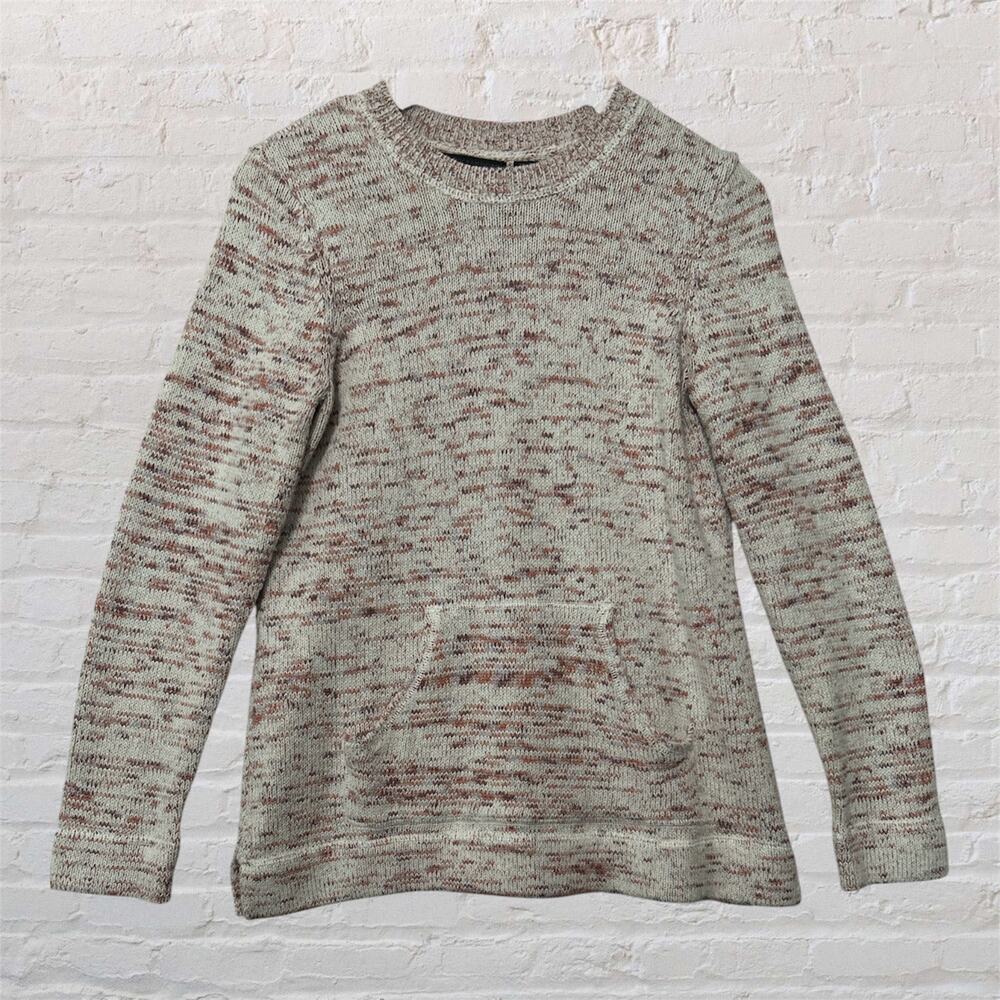 Preswick & Moore Multicolor Crew Neck‎ Long Sleeve Front Pocket Sweater Size M